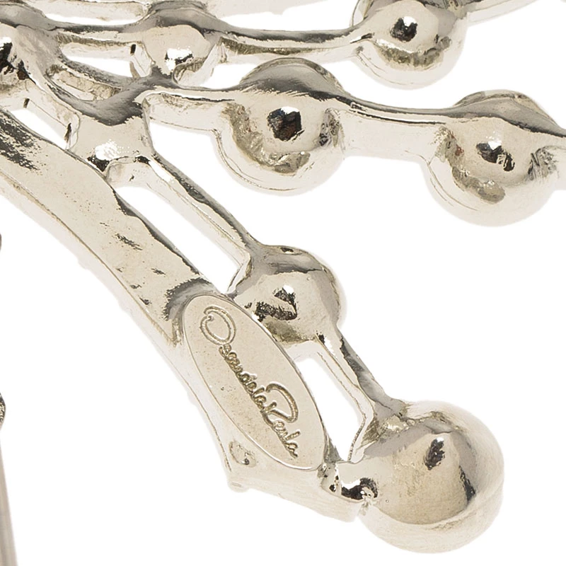 Oscar De La Renta Abstract Crystal Maxi Brooch For Women 9 Oscar De La Renta Abstract Crystal Maxi Brooch For Women - Image 7