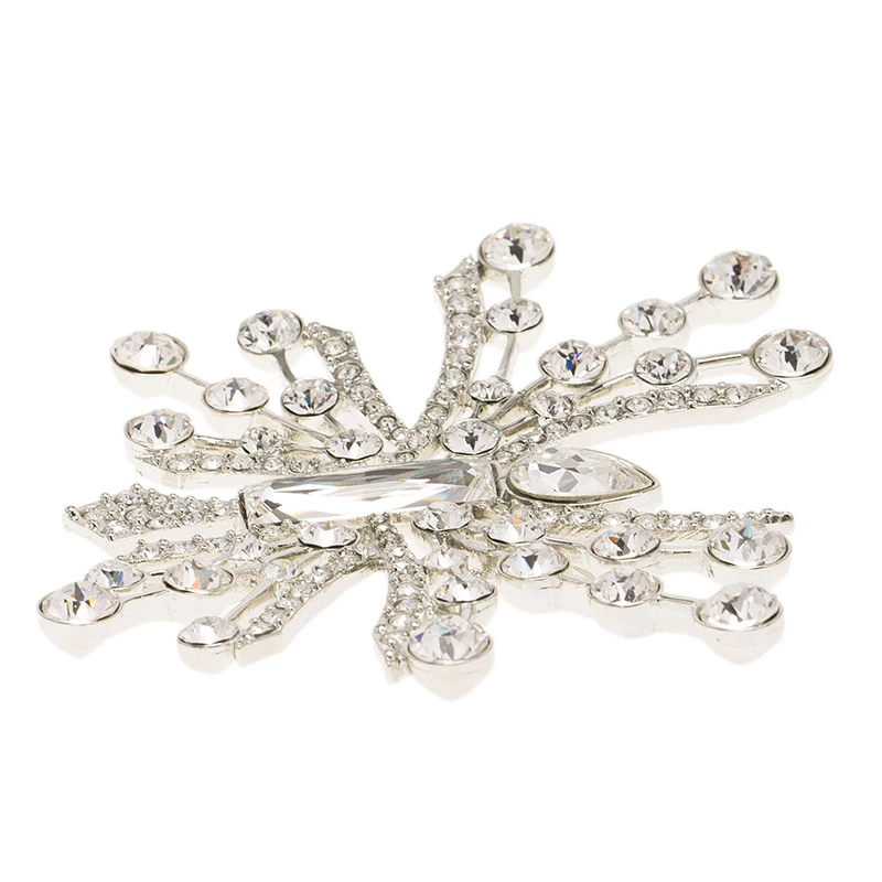 Oscar De La Renta Abstract Crystal Maxi Brooch For Women 7 Oscar De La Renta Abstract Crystal Maxi Brooch For Women - Image 5