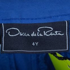 Oscar De La Renta Electric Blue Bermuda Shorts 4 Yrs For Kids -Oscar de la Renta Sales Shop luxury kids oscar de la rentaslug used boys clothing p67055 006