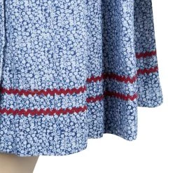 Oscar De La Renta Blue Floral Print Corduroy Long Sleeve Dress 5 Yrs For Kids 15 Oscar De La Renta Blue Floral Print Corduroy Long Sleeve Dress 5 Yrs For Kids -Oscar de la Renta Sales Shop luxury kids oscar de la rentaslug used girls clothing p57527 0006