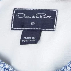 Oscar De La Renta Blue Floral Print Corduroy Long Sleeve Dress 5 Yrs For Kids 18 Oscar De La Renta Blue Floral Print Corduroy Long Sleeve Dress 5 Yrs For Kids -Oscar de la Renta Sales Shop luxury kids oscar de la rentaslug used girls clothing p57527 0009