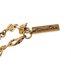 Oscar De La Renta Fern Gold Tone Collar Statement Necklace For Women -Oscar de la Renta Sales Shop luxury women oscar de la rentaslug new accessories p206251 006