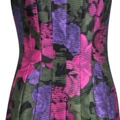 Oscar De La Renta Floral Printed Paneled Sleeveless Flared Dress S For Women -Oscar de la Renta Sales Shop luxury women oscar de la rentaslug new clothes p107688 004