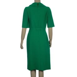 Oscar De La Renta Tulip-neck Sheath Dress M For Women -Oscar de la Renta Sales Shop luxury women oscar de la rentaslug new clothes p13766 0003