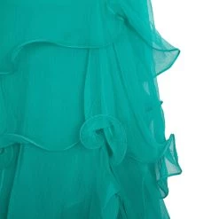 Oscar De La Renta Sweetheart Bodice Ruffled Hem Long Gown L For Women -Oscar de la Renta Sales Shop luxury women oscar de la rentaslug new clothes p21717 006
