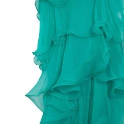 Oscar De La Renta Sweetheart Bodice Ruffled Hem Long Gown L For Women -Oscar de la Renta Sales Shop luxury women oscar de la rentaslug new clothes p21717 008