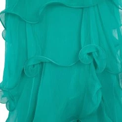 Oscar De La Renta Sweetheart Bodice Ruffled Hem Long Gown L For Women -Oscar de la Renta Sales Shop luxury women oscar de la rentaslug new clothes p21717 009