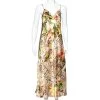 Oscar De La Renta Negligee Multicolor Printed Satin & Lace Slip Dress M For Women -Oscar de la Renta Sales Shop luxury women oscar de la rentaslug new clothes p542700 001