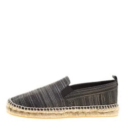 Oscar De La Renta Metallic Black Canvas Vivienne Espadrilles Size 41 For Women 12 Oscar De La Renta Metallic Black Canvas Vivienne Espadrilles Size 41 For Women -Oscar de la Renta Sales Shop luxury women oscar de la rentaslug new shoes p136720 0002