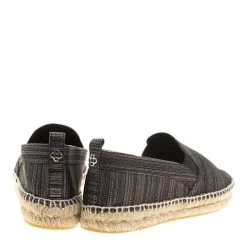 Oscar De La Renta Metallic Black Canvas Vivienne Espadrilles Size 41 For Women 15 Oscar De La Renta Metallic Black Canvas Vivienne Espadrilles Size 41 For Women -Oscar de la Renta Sales Shop luxury women oscar de la rentaslug new shoes p136720 0005