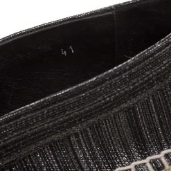 Oscar De La Renta Metallic Black Canvas Vivienne Espadrilles Size 41 For Women 18 Oscar De La Renta Metallic Black Canvas Vivienne Espadrilles Size 41 For Women -Oscar de la Renta Sales Shop luxury women oscar de la rentaslug new shoes p136720 0008