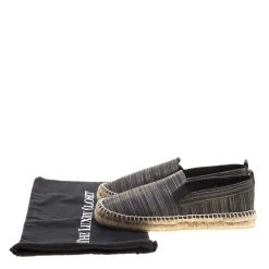Oscar De La Renta Metallic Black Canvas Vivienne Espadrilles Size 41 For Women 19 Oscar De La Renta Metallic Black Canvas Vivienne Espadrilles Size 41 For Women -Oscar de la Renta Sales Shop luxury women oscar de la rentaslug new shoes p136720 0009