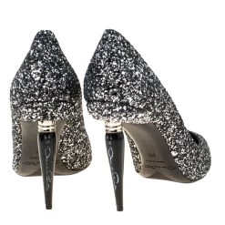 Oscar De La Renta Silver Glitter Mariacarla Pointed Toe Pumps Size 38.5 For Women -Oscar de la Renta Sales Shop luxury women oscar de la rentaslug new shoes p224090 003