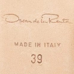 Oscar De La Renta Black/White Brogue Patent And Leather Hennit Ballet Flats Size 39 For Women -Oscar de la Renta Sales Shop luxury women oscar de la rentaslug new shoes p656828 004