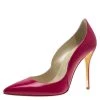 Oscar De La Renta Pink Patent Sabrina Pointed Toe Pumps Size 37 For Women -Oscar de la Renta Sales Shop luxury women oscar de la rentaslug new shoes p83556 001