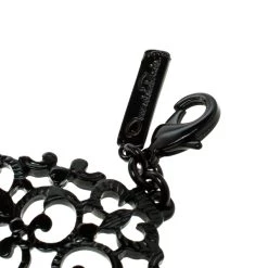 Oscar De La Renta Lace Filigree Black Coated Choker Necklace For Women -Oscar de la Renta Sales Shop luxury women oscar de la rentaslug used accessories p118582 0005