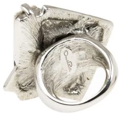Oscar De La Renta Geometric Crystal Ring Size 56 For Women -Oscar de la Renta Sales Shop luxury women oscar de la rentaslug used accessories p14755 005