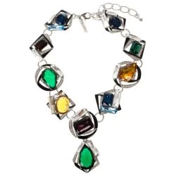 Oscar De La Renta Swarovski Crystal Necklace For Women -Oscar de la Renta Sales Shop luxury women oscar de la rentaslug used accessories p15525 003