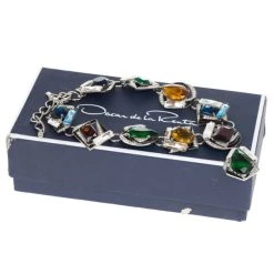 Oscar De La Renta Swarovski Crystal Necklace For Women -Oscar de la Renta Sales Shop luxury women oscar de la rentaslug used accessories p15525 006