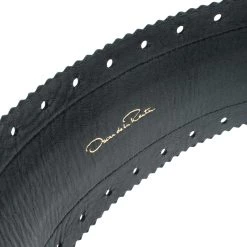 Oscar De La Renta Black Leather Waist Belt 80cm For Women -Oscar de la Renta Sales Shop luxury women oscar de la rentaslug used accessories p155856 0005