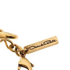 Oscar De La Renta Sunburst Faux Pearl Gold Tone Pendant Necklace For Women -Oscar de la Renta Sales Shop luxury women oscar de la rentaslug used accessories p206249 003