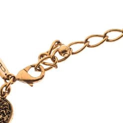 Oscar De La Renta Multi Motif Gold Tone Statement Necklace For Women -Oscar de la Renta Sales Shop luxury women oscar de la rentaslug used accessories p233450 005