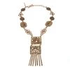 Oscar De La Renta Multi Motif Gold Tone Statement Necklace For Women -Oscar de la Renta Sales Shop luxury women oscar de la rentaslug used accessories p233450 009
