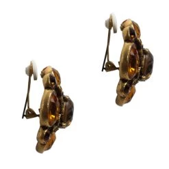 Oscar De La Renta Crystal Button Earrings For Women -Oscar de la Renta Sales Shop luxury women oscar de la rentaslug used accessories p24749 003