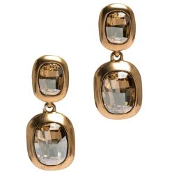 Oscar De La Renta Crystal Bronze Tone Clip-on Drop Earrings For Women 11 Oscar De La Renta Crystal Bronze Tone Clip-on Drop Earrings For Women -Oscar de la Renta Sales Shop luxury women oscar de la rentaslug used accessories p282417 002
