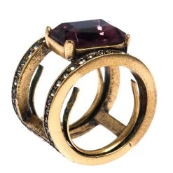 Oscar De La Renta Crystal Studded Ring Earrings & Necklace Set For Women -Oscar de la Renta Sales Shop luxury women oscar de la rentaslug used accessories p290891 006