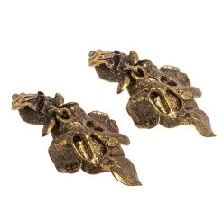 Oscar De La Renta Flower Crystal Gold Tone Clip-on Drop Earrings For Women 11 Oscar De La Renta Flower Crystal Gold Tone Clip-on Drop Earrings For Women -Oscar de la Renta Sales Shop luxury women oscar de la rentaslug used accessories p290957 005