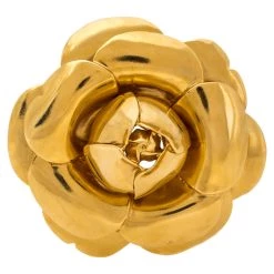 Oscar De La Renta Rosette Gardenia Brooch For Women