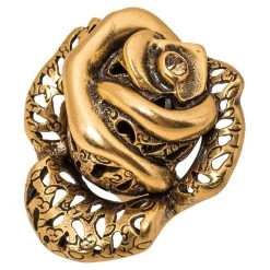 Oscar De La Renta Carved Rose Ring Size EU 55 For Women 11 Oscar De La Renta Carved Rose Ring Size EU 55 For Women -Oscar de la Renta Sales Shop luxury women oscar de la rentaslug used accessories p350318 004