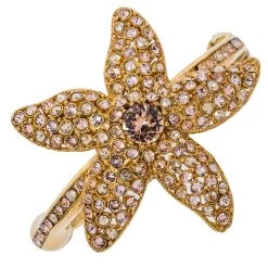 Oscar De La Renta Crystal Embedded Gold Tone Starfish Bracelet For Women 12 Oscar De La Renta Crystal Embedded Gold Tone Starfish Bracelet For Women -Oscar de la Renta Sales Shop luxury women oscar de la rentaslug used accessories p365246 006