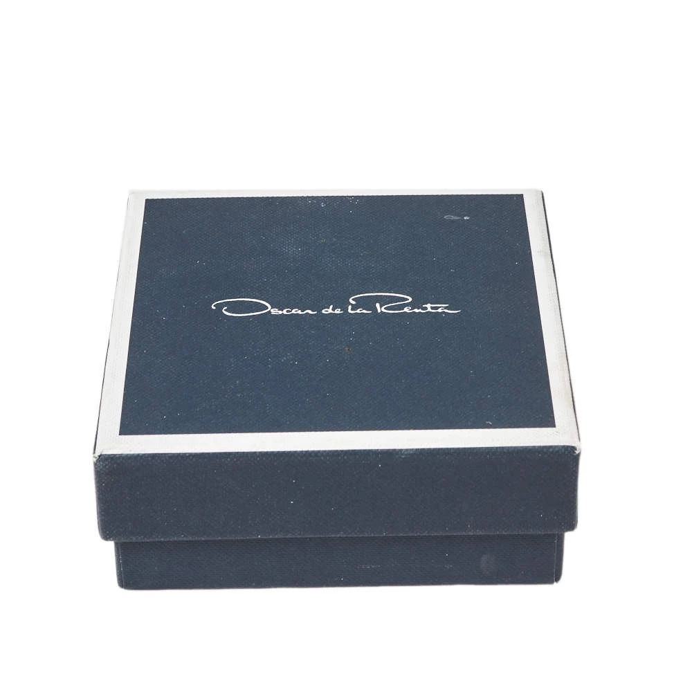 Oscar De La Renta Silver Classic Long Beaded Tassel Earrings For Women 8 Oscar De La Renta Silver Classic Long Beaded Tassel Earrings For Women - Image 6