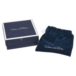 Oscar De La Renta Grey Crystal Navette Clip On Earrings For Women -Oscar de la Renta Sales Shop luxury women oscar de la rentaslug used accessories p373356 002