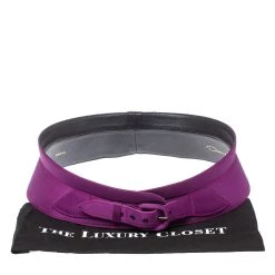 Oscar De La Renta Purple Satin Waist Belt Large For Women 15 Oscar De La Renta Purple Satin Waist Belt Large For Women -Oscar de la Renta Sales Shop luxury women oscar de la rentaslug used accessories p373601 004