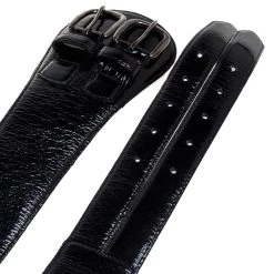 Oscar De La Renta Black Patent Leather Double Buckle Waist Belt M For Women -Oscar de la Renta Sales Shop luxury women oscar de la rentaslug used accessories p389815 001