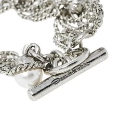 Oscar De La Renta Crystal Winged Faux Pearl Toggle Bracelet For Women -Oscar de la Renta Sales Shop luxury women oscar de la rentaslug used accessories p470457 004