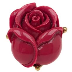 Oscar De La Renta Rose Red Amaranth Gold Tone Ring For Women 12 Oscar De La Renta Rose Red Amaranth Gold Tone Ring For Women -Oscar de la Renta Sales Shop luxury women oscar de la rentaslug used accessories p56424 003