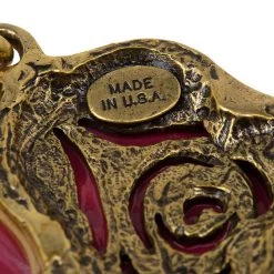 Oscar De La Renta Double Rose Red Amaranth Clip-On Earrings For Women 12 Oscar De La Renta Double Rose Red Amaranth Clip-On Earrings For Women -Oscar de la Renta Sales Shop luxury women oscar de la rentaslug used accessories p82912 005