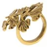 Oscar De La Renta Fern Gold Tone Ring For Women