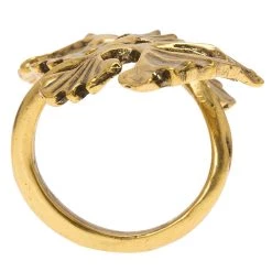 Oscar De La Renta Fern Gold Tone Ring For Women -Oscar de la Renta Sales Shop luxury women oscar de la rentaslug used accessories p84102 003
