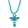 Oscar De La Renta Blue Bead And Crystal Long Necklace For Women -Oscar de la Renta Sales Shop luxury women oscar de la rentaslug used accessories p94657 0001