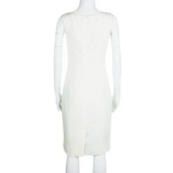Oscar De La Renta Cream Textured Sleeveless Dress S For Women 10 Oscar De La Renta Cream Textured Sleeveless Dress S For Women -Oscar de la Renta Sales Shop luxury women oscar de la rentaslug used clothes p107691 003