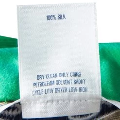 Oscar De La Renta Green Silk Chiffon One Shoulder Ruched Gown XS For Women -Oscar de la Renta Sales Shop luxury women oscar de la rentaslug used clothes p108164 0006