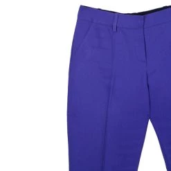 Oscar De La Renta Purple Wool Tapered Trousers S For Women -Oscar de la Renta Sales Shop luxury women oscar de la rentaslug used clothes p10894 0009
