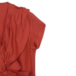 Oscar De La Renta Red Silk Bow Top S For Women 17 Oscar De La Renta Red Silk Bow Top S For Women -Oscar de la Renta Sales Shop luxury women oscar de la rentaslug used clothes p10909 005