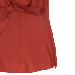 Oscar De La Renta Red Silk Bow Top S For Women 18 Oscar De La Renta Red Silk Bow Top S For Women -Oscar de la Renta Sales Shop luxury women oscar de la rentaslug used clothes p10909 006