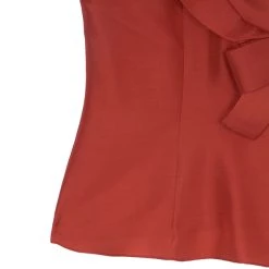 Oscar De La Renta Red Silk Bow Top S For Women 19 Oscar De La Renta Red Silk Bow Top S For Women -Oscar de la Renta Sales Shop luxury women oscar de la rentaslug used clothes p10909 007